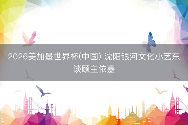 2026美加墨世界杯(中国) 沈阳银河文化小艺东谈顾主依嘉